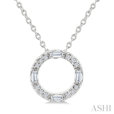 Circle Petite Diamond Fashion Pendant