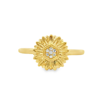 Honeycomb Diamond Fashion Ring