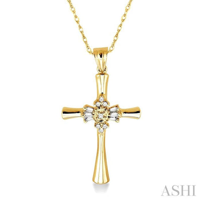 Cross Diamond Fashion Pendant
