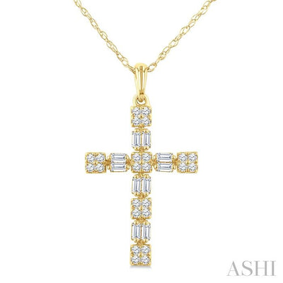 Cross Diamond Fashion Pendant