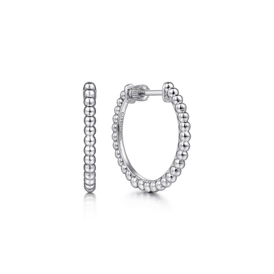 Bujukan Sterling Silver Hoop Earrings