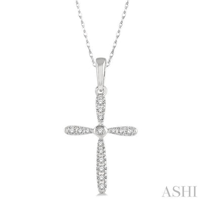 Cross Petite Diamond Fashion Pendant
