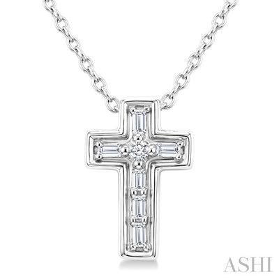 Cross Petite Diamond Fashion Pendant