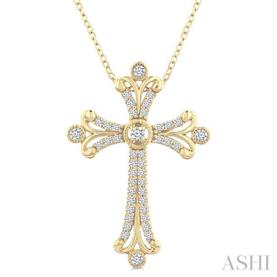 Cross Diamond Fashion Pendant