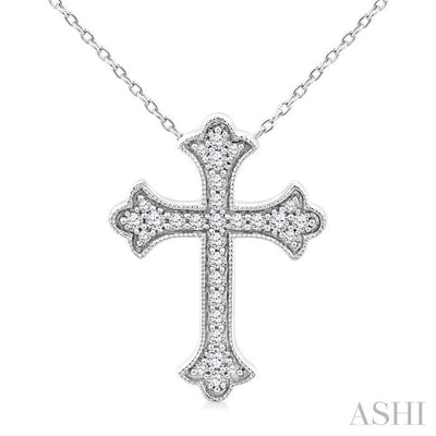 Cross Petite Diamond Fashion Pendant