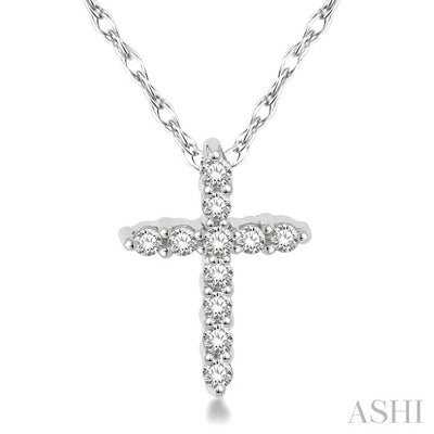 Cross Petite Diamond Fashion Pendant