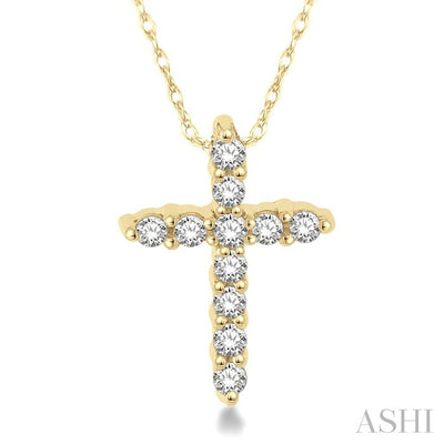 Cross Petite Diamond Fashion Pendant