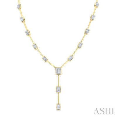 Fusion Diamond Bar Necklace