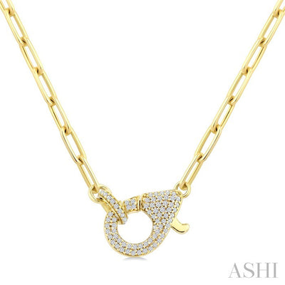 Interlock Diamond Fashion Necklace