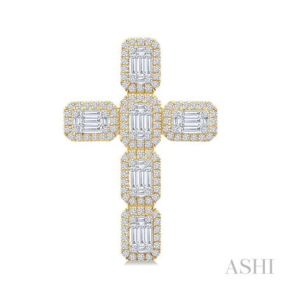 Cross Fusion Diamond Fashion Pendant