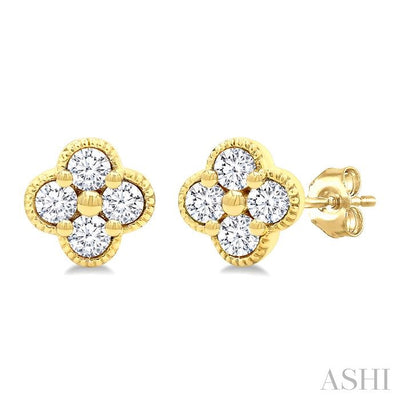Clover Diamond Fashion Earrings