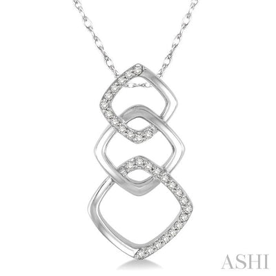 Geometric Diamond Fashion Pendant