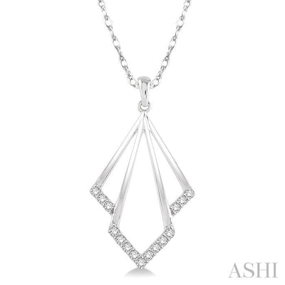 Geometric Diamond Fashion Pendant