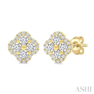 Clover Diamond Fashion Earrings