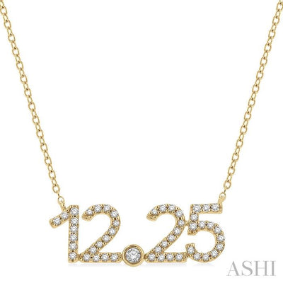 Date '12.25' Diamond Necklace