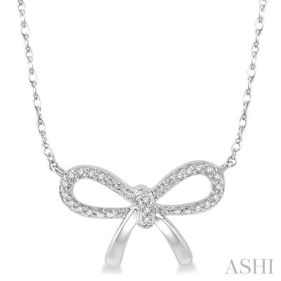 Bow Diamond Fashion Necklace