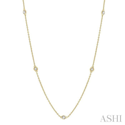 Diamond Station Necklace