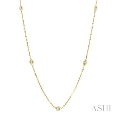 Diamond Station Necklace