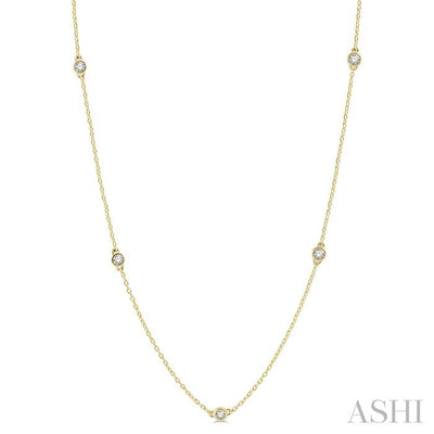 Diamond Station Necklace