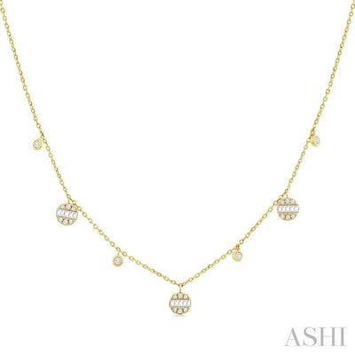 Fusion Diamond Station Necklace