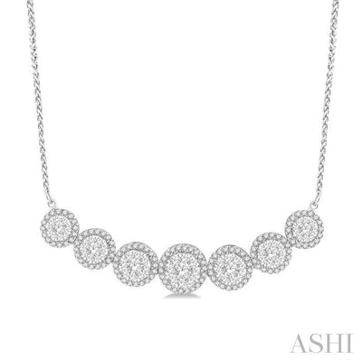 Halo Lovebright Diamond Smile Necklace