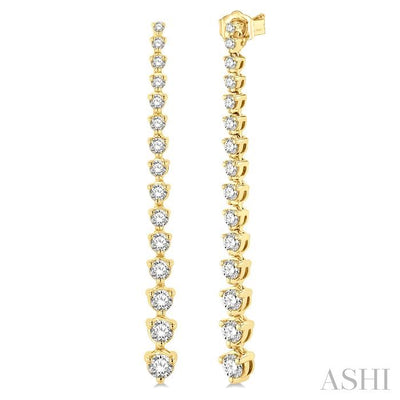 Riviera Diamond Long Earrings