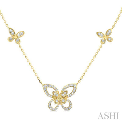 Butterfly Diamond Necklace
