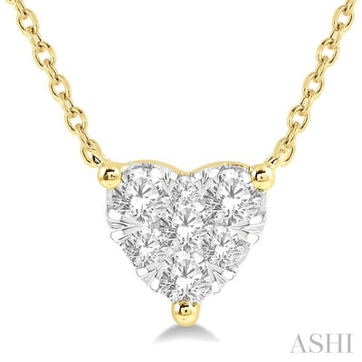 Heart Shape Lovebright Essential Diamond Pendant