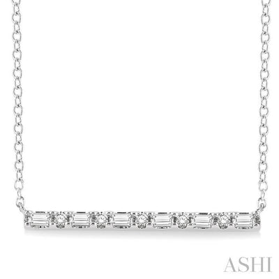 Bar Petite Diamond Fashion Necklace
