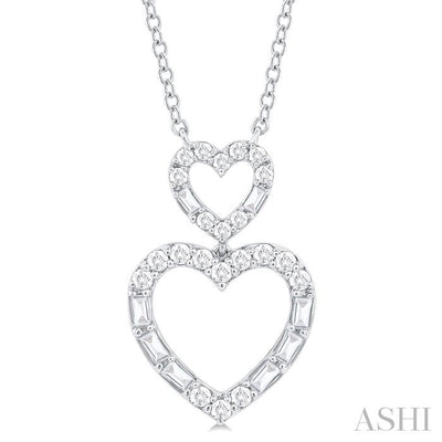 Heart Shape Diamond Pendant