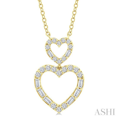 Heart Shape Diamond Pendant