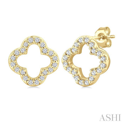 Clover Petite Diamond Fashion Earrings