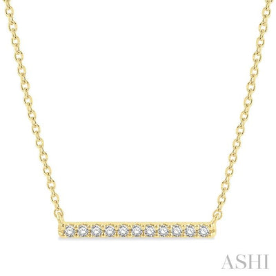 Bar Petite Diamond Fashion Necklace