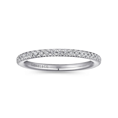 Diamond Straight Band Wedding Ring