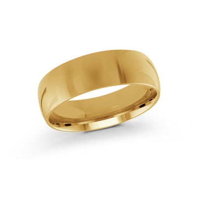 Men's High Polish Wedding Ring