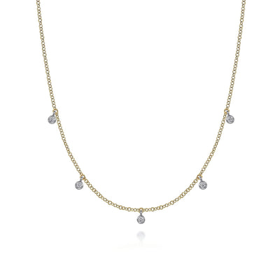 Diamond Station Necklace