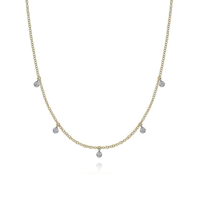 Diamond Station Necklace