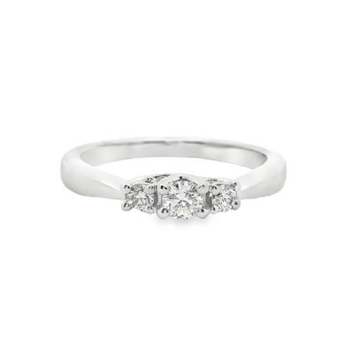 Three Stone Diamond Ring