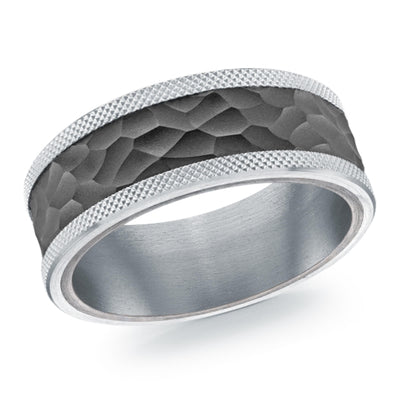 Men's Tantalum & Carbon Fiber Wedding Ring