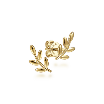 Leaf Stud Earrings