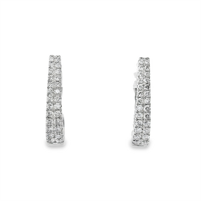 Diamond Hoop Earrings