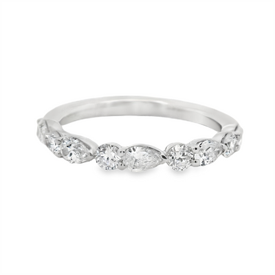 Miosogno Alternating Diamond Wedding Ring