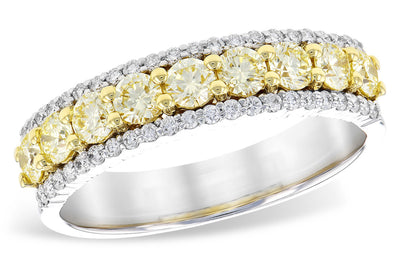 Natural Yellow Diamond Wedding Ring