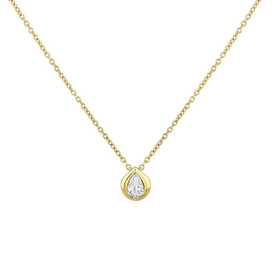 Diamond Bezel Pendant