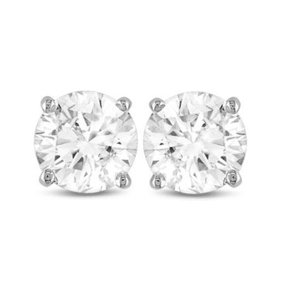 Classic Diamond Stud Earrings