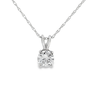 Classic Solitaire Pendant
