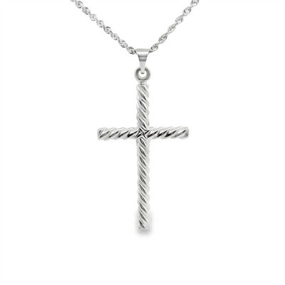 Twisted Cross Pendant