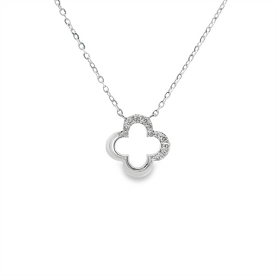 Diamond Clover Necklace