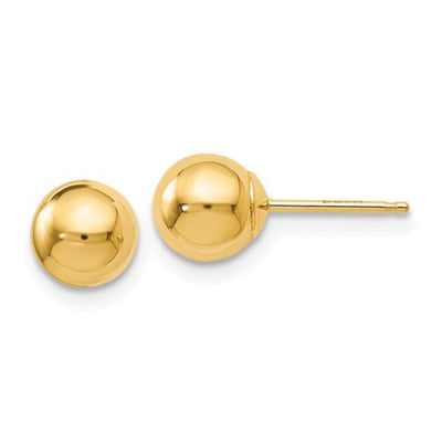 Ball Post Stud Earrings