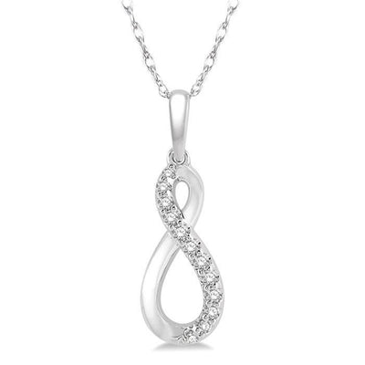 Infinity Diamond Pendant